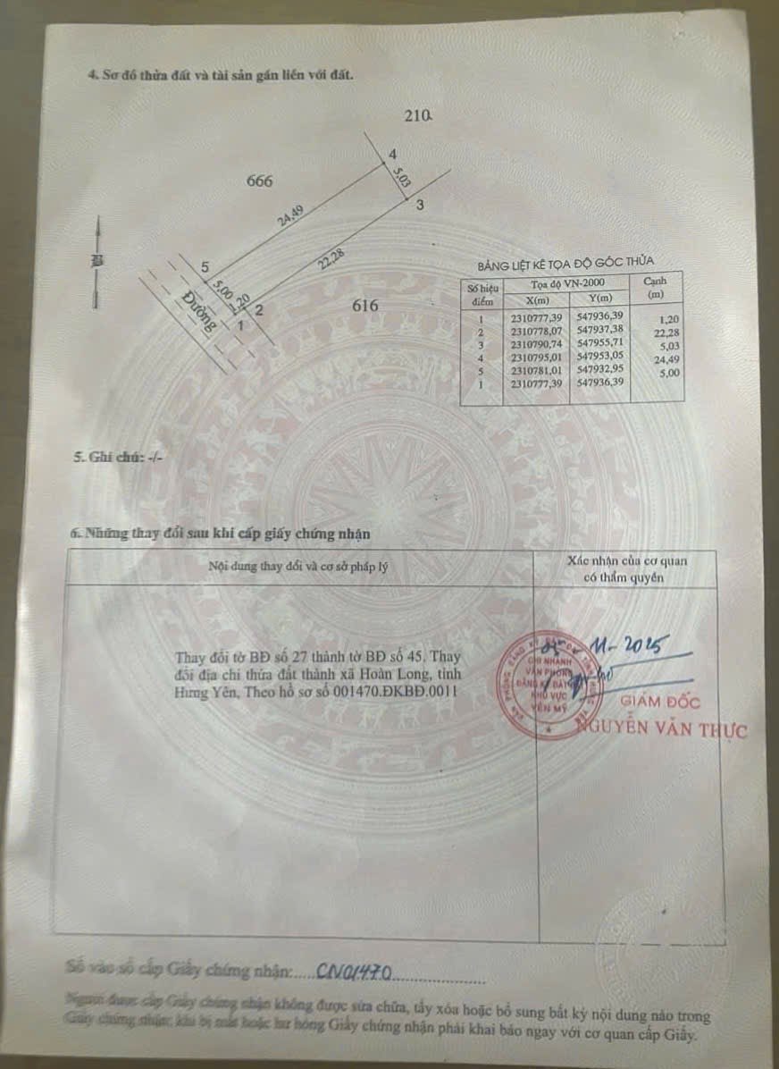 Ảnh Cắt lỗ 119,5m đông tảo Hưng yên 